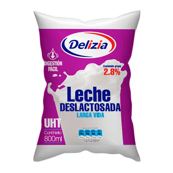 LECHE DESLACTOSADA DELIZIA 800 ML